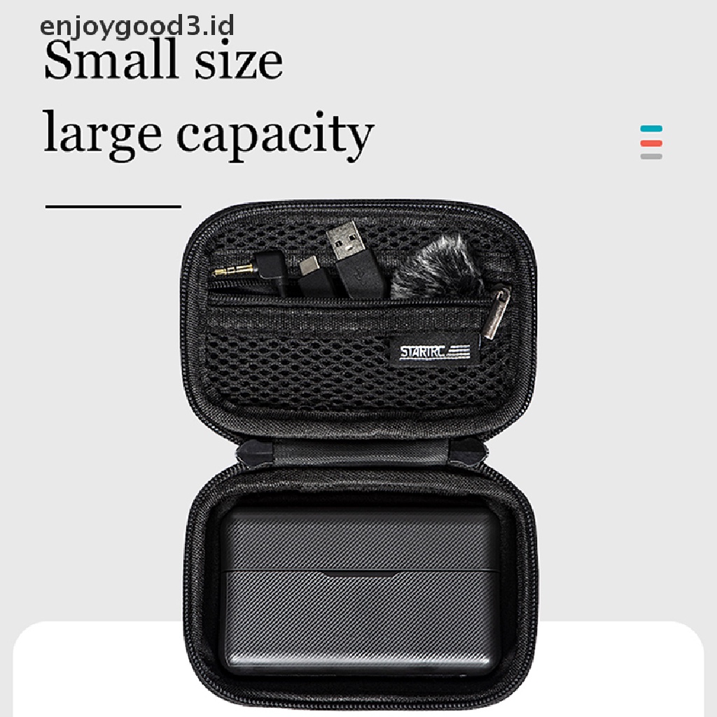 (Rready Stock) Tas Penyimpanan Mic Wireless Portable Shockproof Untuk DJI