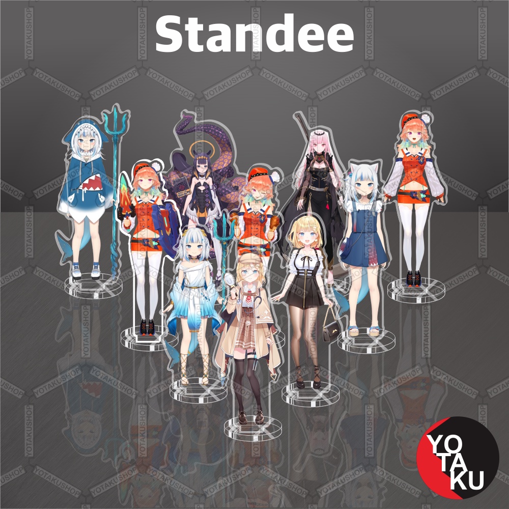 Standee Besar Figure Anime Akrilik Hololive ENG HoloMyth STB20301 YOTAKUSHOP