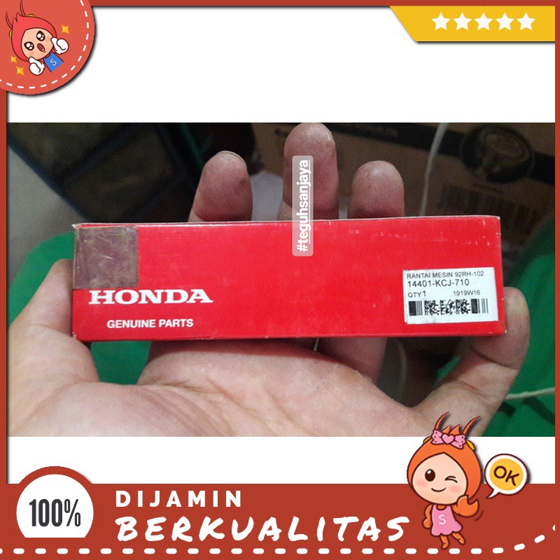 Rantai Keteng / Mesin Honda Tiger Asli Original Honda Sparepart Motor Murah