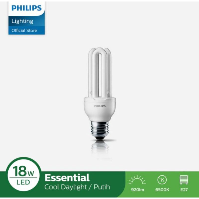 Lampu Philips 18 Watt Putih Essential