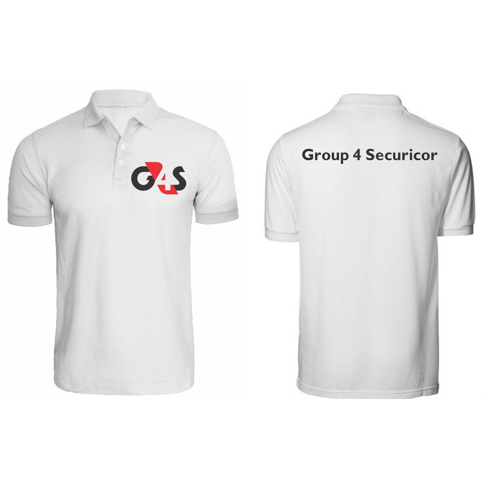 KAOS POLO SHIRT G4S GROUP SECURICOR BAJU TSHIRT SECURITY DISTRO MURAH - Polo G4S - Baju G4S