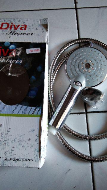 Paket Shower Mandi Diva + Kran Cabang