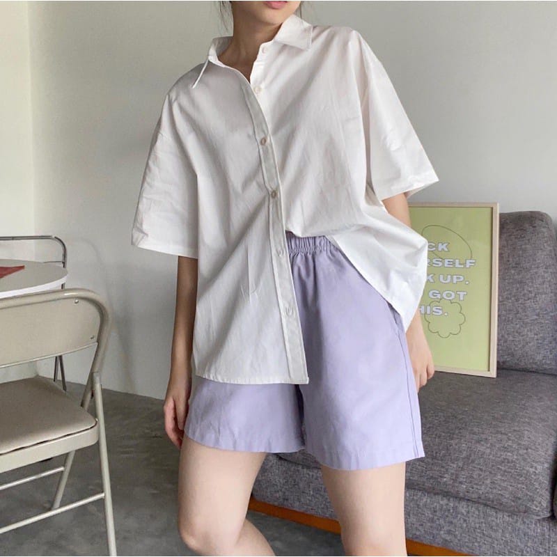 BEFAST - ZEC OOTD Wanita Celana Pendek LISA / Taro Short Pant/ Celana Pendek Wanita