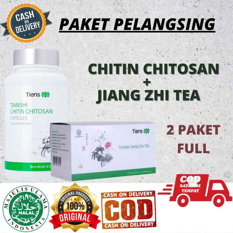 PAKET PELANGSING TIENS | CHITIN + ZHI TEA | TIENS PELANGSING BADAN ALAMI