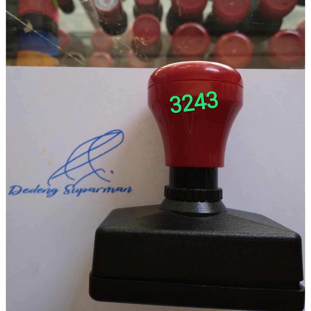 

Buat stempel warna otomatis warna tandatangan organisasi logo ukuran custom