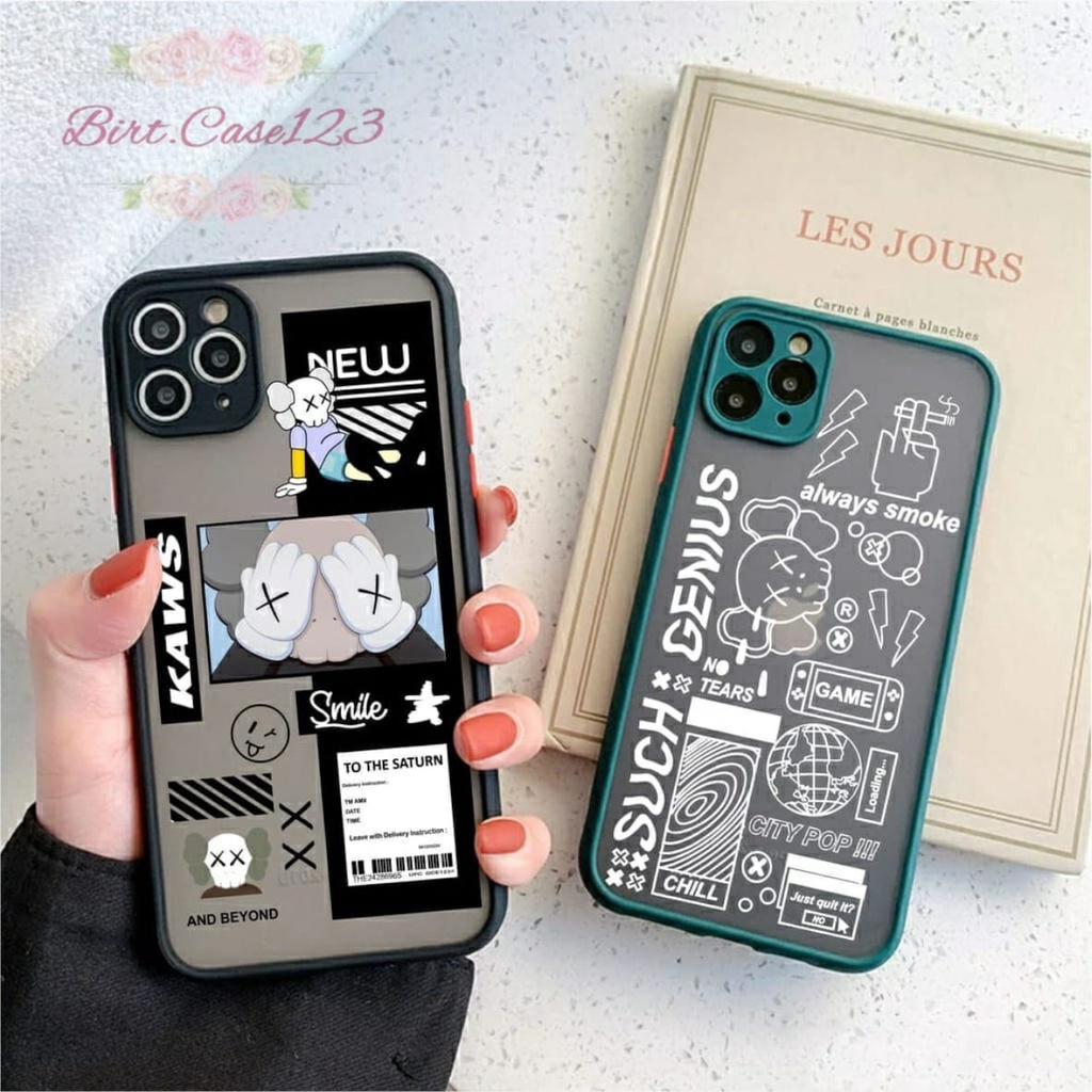 SOFTCASE DOVE HYBRID CUSTOM KAWS OPPO VIVO SAMSUNG REALME XIAOMI IPHONE INFINIX FOR ALL TYPE BC6581