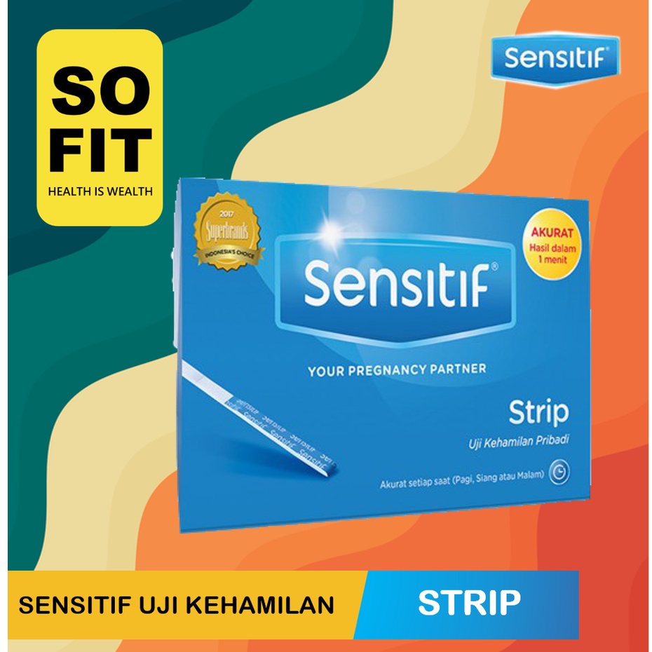 Tespack Sensitif Strip / Uji Kehamilan Sensitif