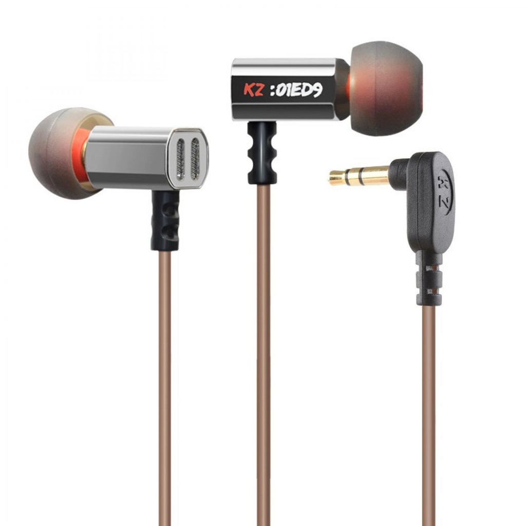 PROMO - Knowledge Zenith Earphone 3.5mm dengan Mic - KZ-ED9