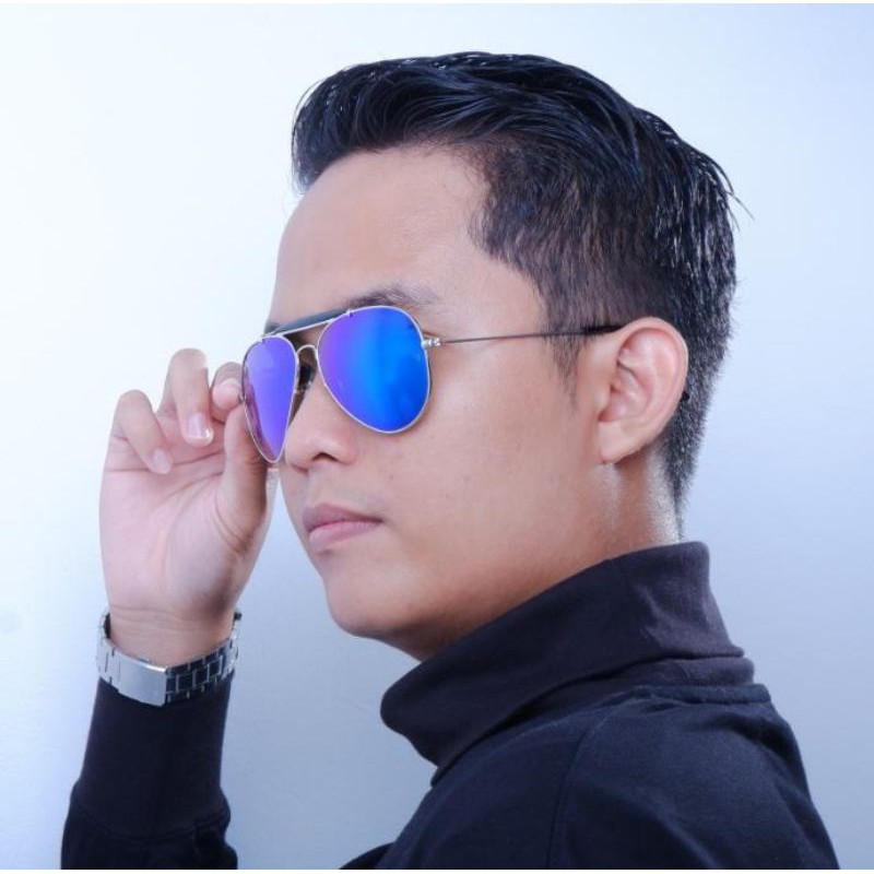 Sunglass pria/wanita model trendy full set+box/kode rb 3029