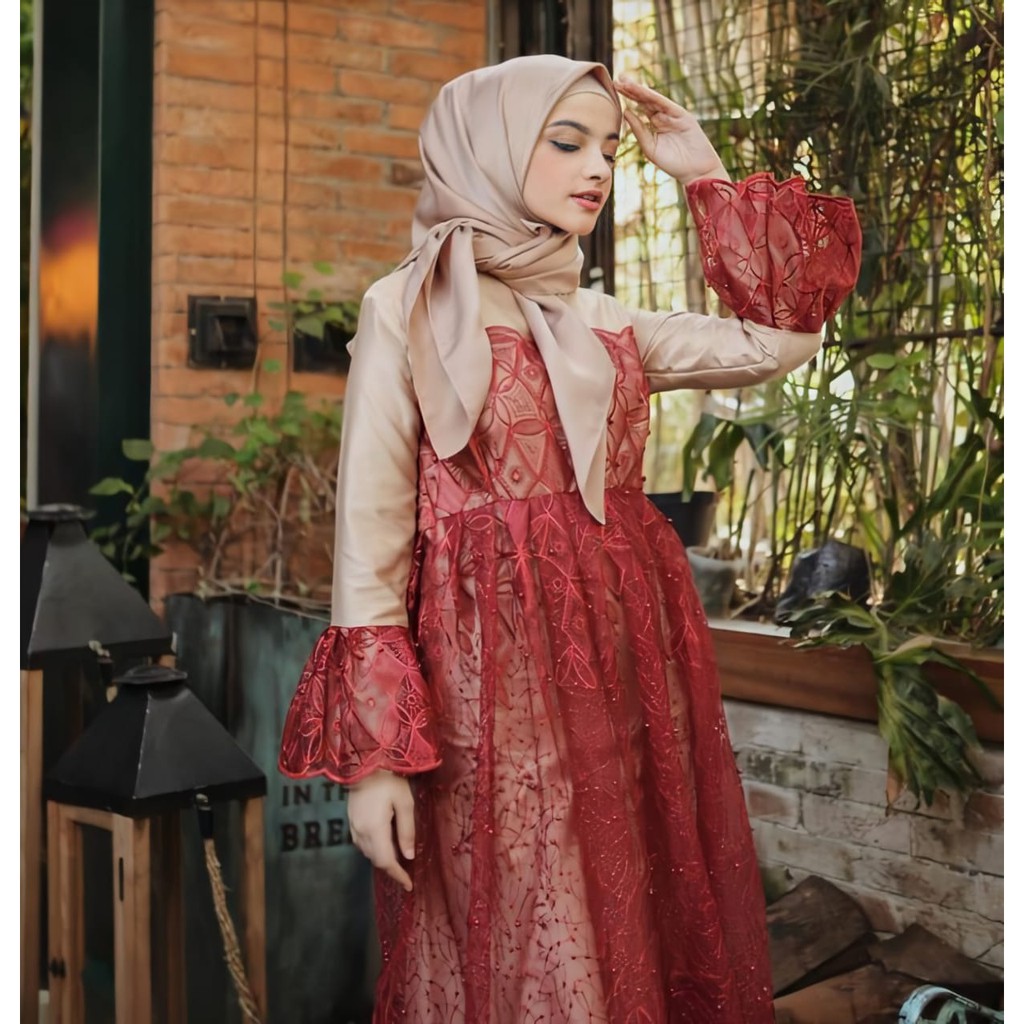 Rinjani dress / DRESS WANITA CANTIK / DRESS KEKINIAN - BAJ KONDANGAN