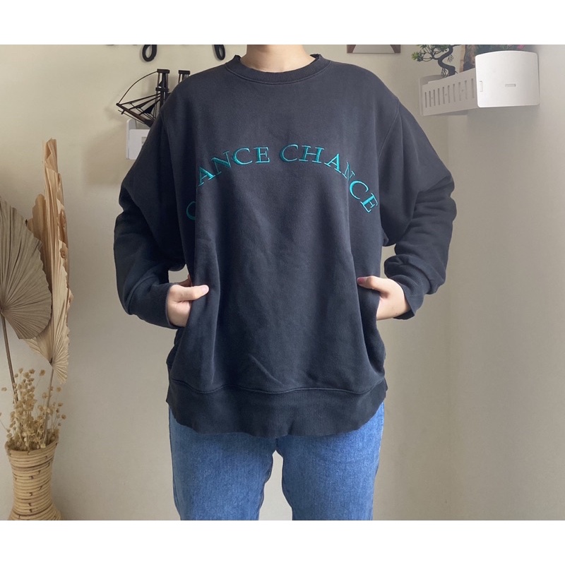 Thrift Crewneck B66 Oversize balon Skythrift.in