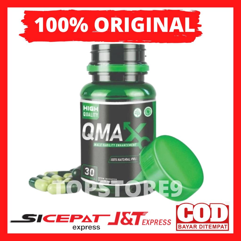 Qmax Original Obat Kuat Stamina Pria Tahan Lama Q Max Asli Bpom