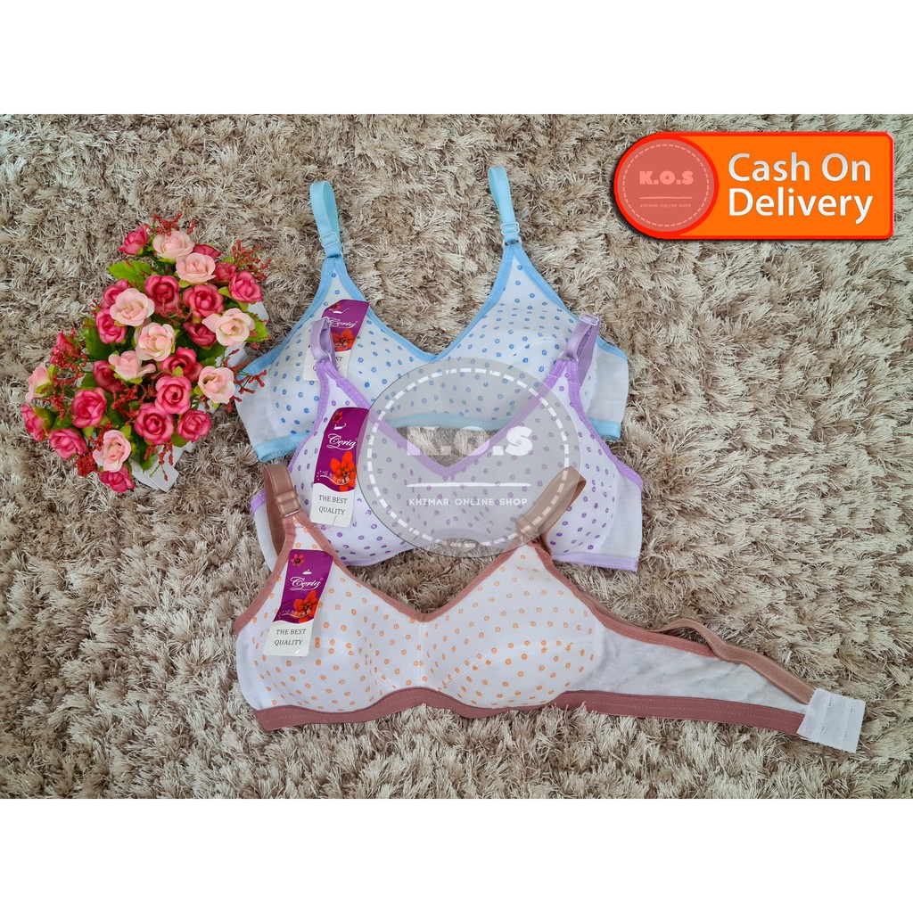 Sportbra bh bra remaja tanpa busa size 34-38