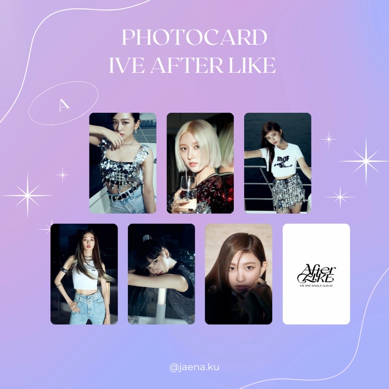 [PHOTOCARD] IVE AFTER LIKE ‼️BACA DESKRIPSI‼️