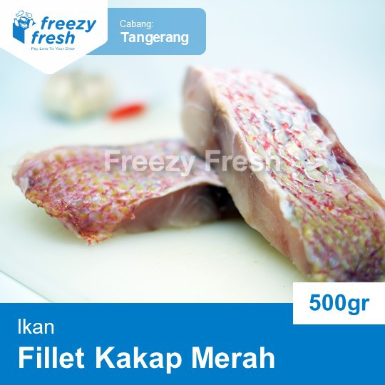 

Ikan Kakap Merah Fillet (Red Snapper) 500 Gram