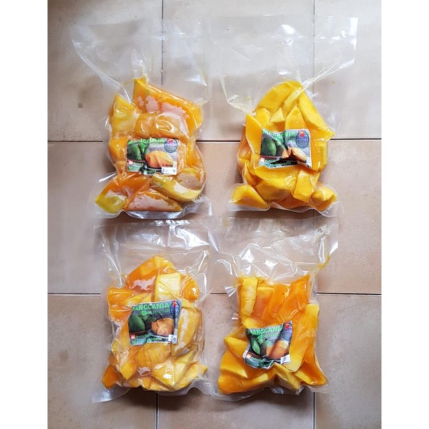 

Buah Mangga Harum Manis Kupas Beku / Vakum 500 g