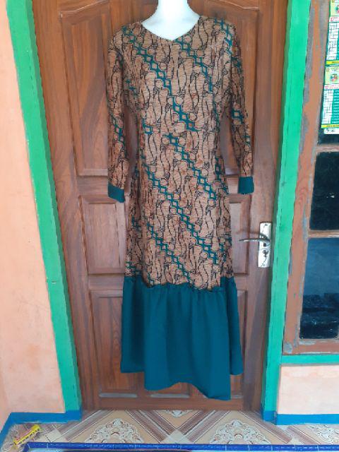 Gamis Batik Manggar, Padi,sekar,cantik,kubis,kipas,daun,kupu,nadine,gendis