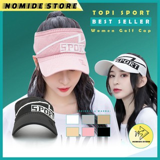 Topi Senam Pria Wanita Summer Zumba Topi Sepeda Sport Anti UV Topi Golf Tennis Import Korea ZP