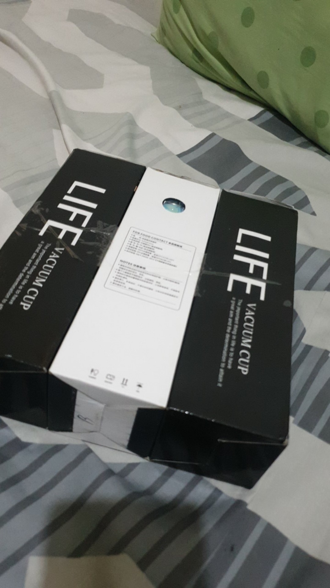 [motif Kotak] Termos 500 Ml Vacuum Flask - Termos Air