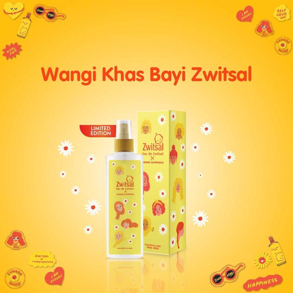 Jual Zwitsal EDT 100 Ml Eau De Toilette Body Mist for Adult 100ml