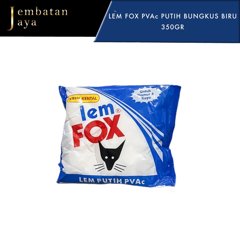 

Lem fox putih 350 g bungkus biru kayu 350 gram 350g