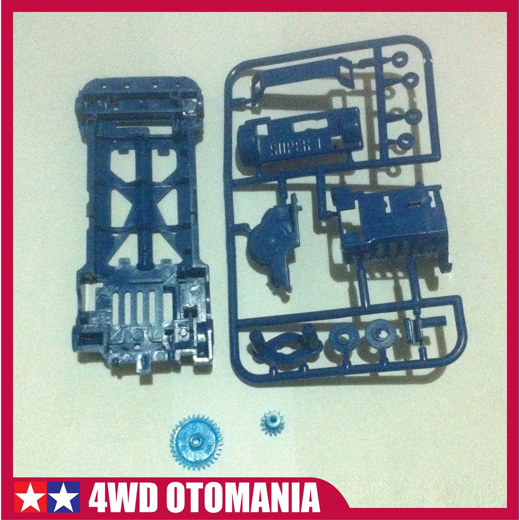 Tamiya # Chassis Super 1 (Buntung) Biru - HJH