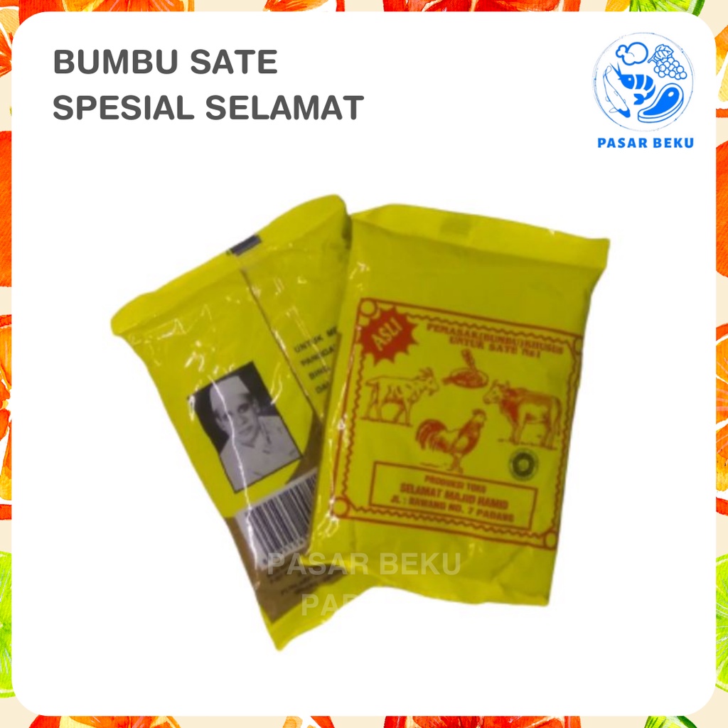 

Bumbu Sate Padang Minang Khusus Selamat 50gr Bumbu Dapur Instan Masak Padang