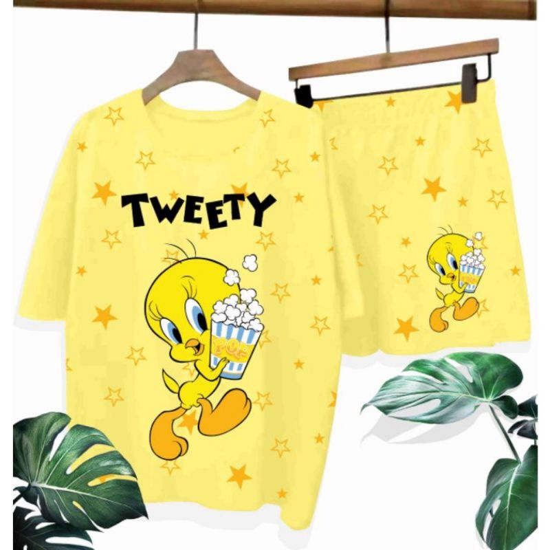 BAJU TIDUR WANITA DEWASA TWEETY