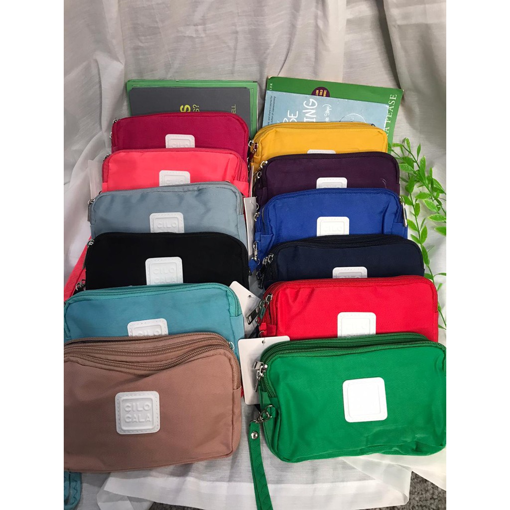 Dompet Cilocala HP Parasut 3 Sleting / Dompet HP Import / Dompet 3 Ruang