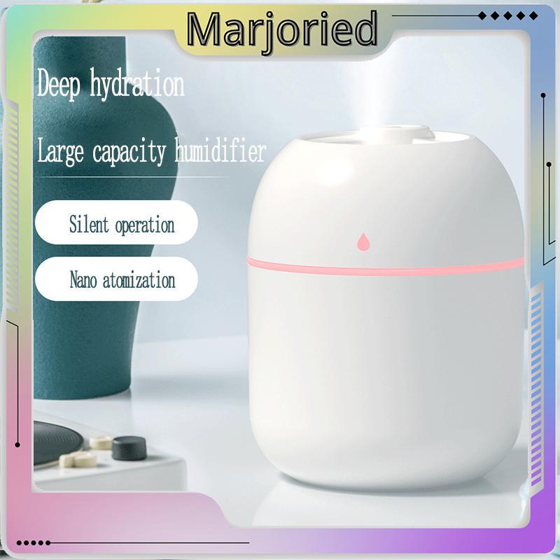 Ultrasonic Air Humidifier 7C Lampu Led Meja Meja Mini Portabel USB Alat Penyemprot Minyak Esensial Aroma Diffuser-MJD