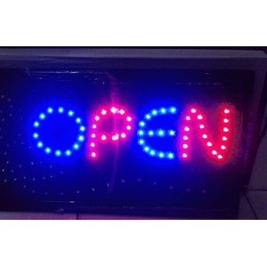 

Papan Led Tulisan Open