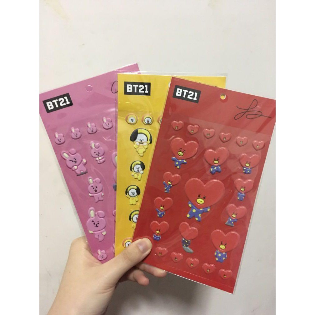 Stiker KPOP 3D/Sticker Lucu untuk Handphone,Buku dan Benda Lainnya