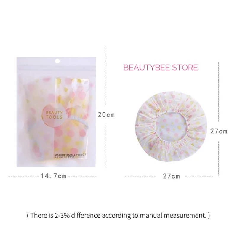 SHOWER CAP PREMIUM WATERPROOF (C0705 / C058 / C0856)