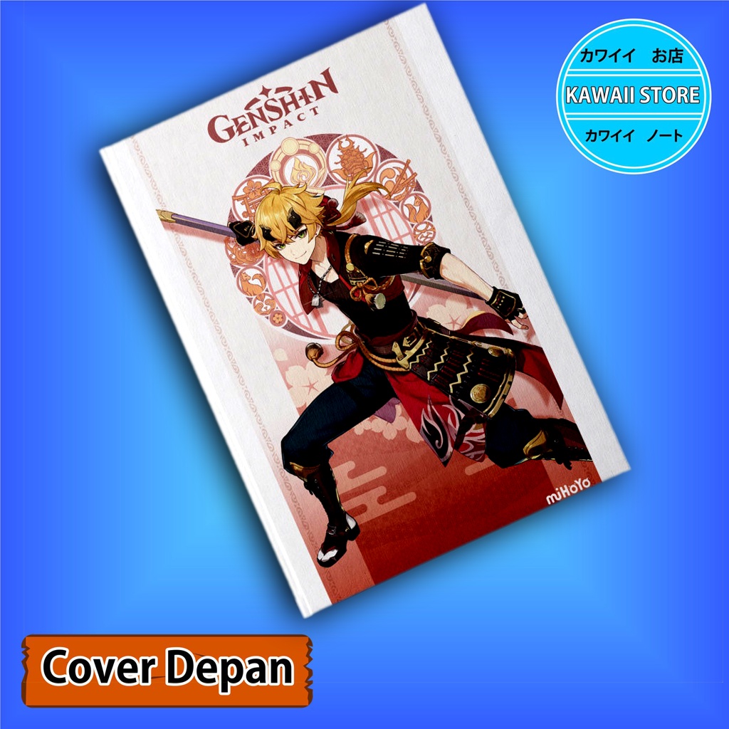 

Notebook / Pocket book Hard Cover Anime Game Genshin Impact THOMA uk A5 & A6 / Notes Book