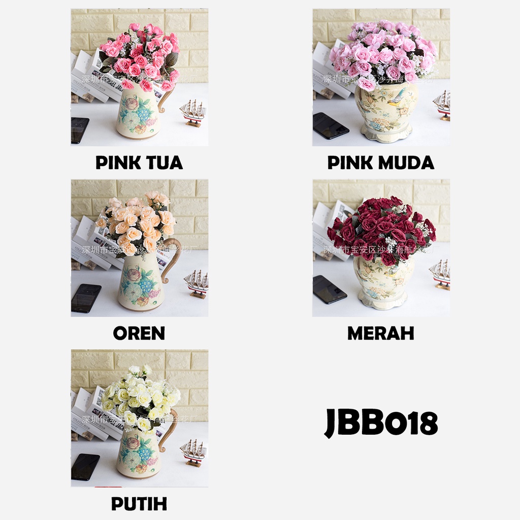 Bouquet bunga JBB018 Artifisial Dekorasi Rumah l Happyonshop