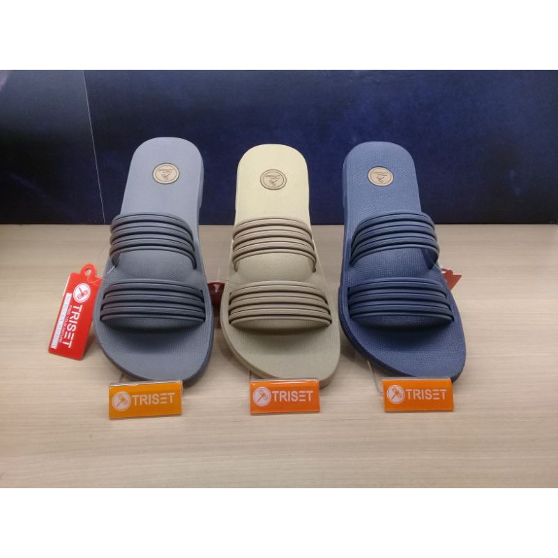 TRISET TF60130 SANDAL FLAT FULL KARET ORIGINAL
