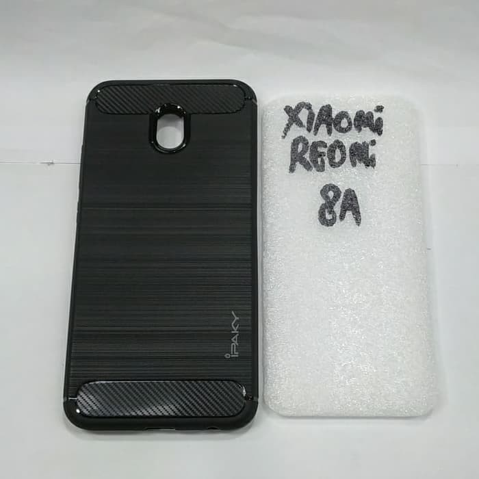 XIAOMI REDMI 8A softcase ipaky silikon karet hitam mantap murah