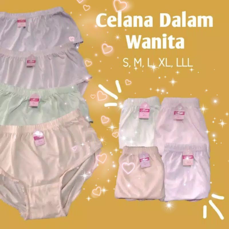 [12PCS] CELANA DALAM WANITA DEWASA / CELANA DALAM WANITA MURAH / CELANA DALAM WANITA LUSINAN