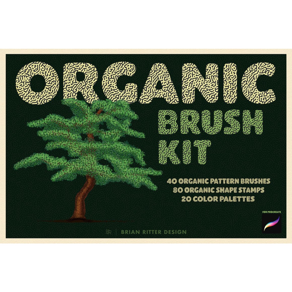 Procreate Brush - Organic Brush Kit for Procreate