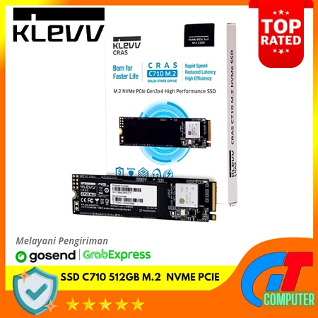 KLEVV SSD CRAS C710 512GB M.2 2280 NVMe PCle Gen3 x4 / SSD 512GB