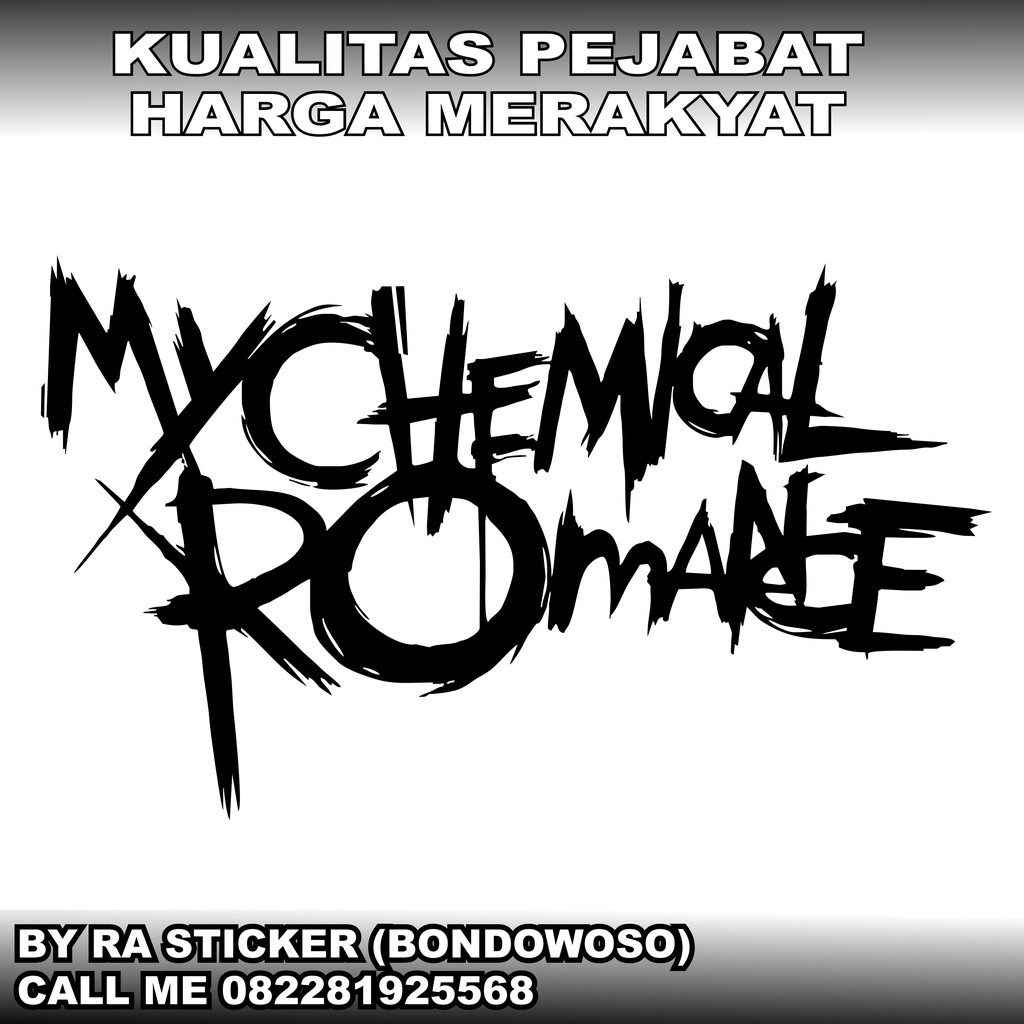 

sticker GAUL dan HITS my chemical romance