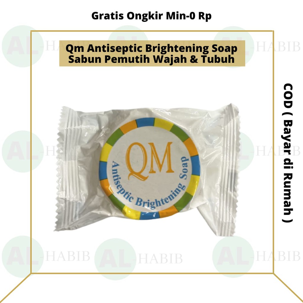 QM BRIGHTENING SOAP BPOM SABUN PEMUTIH WAJAH PENCERAH WAJAH PERAWATAN WAJAH