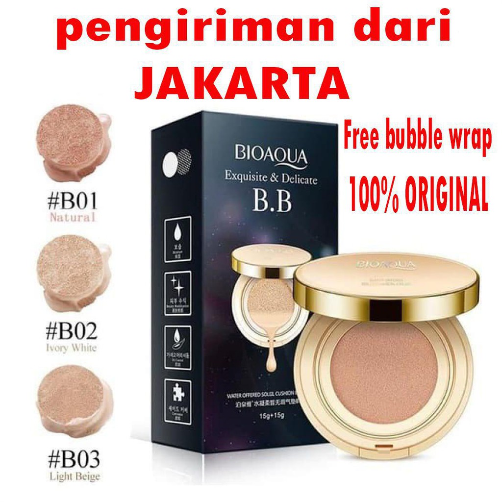 BIOAQUA BB CREAM AIR CUSHION GOLD / KECANTIKAN WANITA / BB