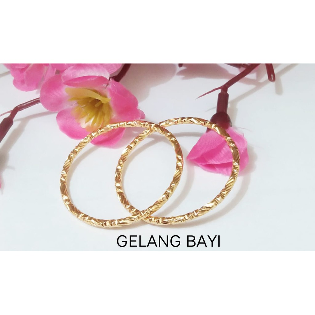 Kenten Acc - Gelang Tangan Perhiasan Bayi Warna Emas Xuping / Gelang Bayi B-1