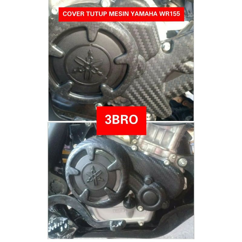 COVER TUTUP TAMENG MESIN / PLAT NOMOR YAMAHA WR155 VIXION