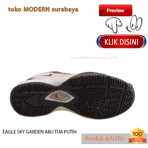 EAGLE SKY GARDEN ABU TUA PUTIH sepatu pria olahraga tennis sneakers