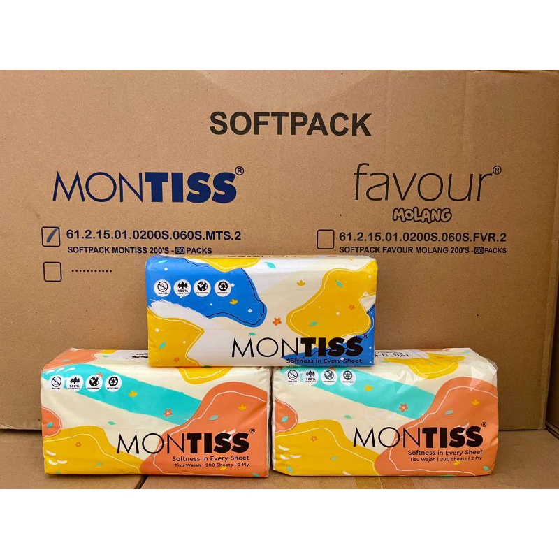 Montiss Tisu 250 sheet / 200 Sheet