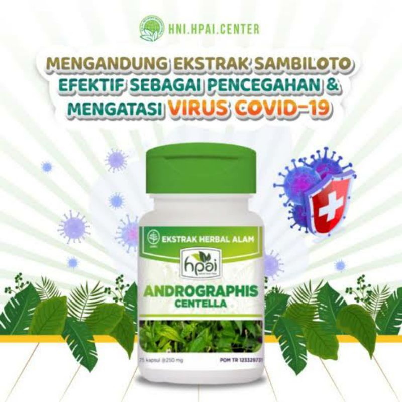 ( COD )  Andrographis centella Obat Herbal Pelindung liver HNI/HPAI