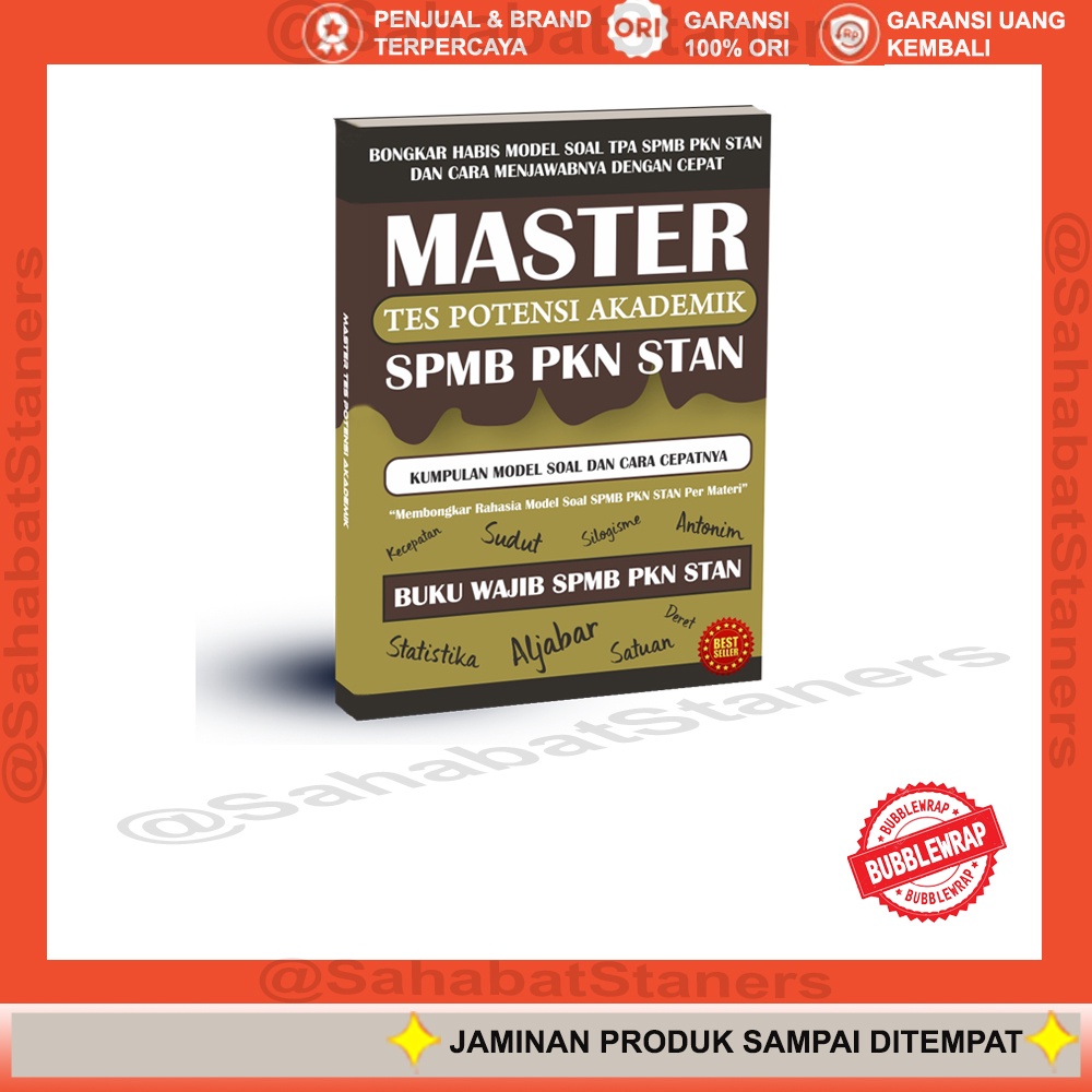 ⚜{Free E-Book} Master Soal Bahas Tes Potensi Akademik SPMB PKN STAN⚜-0