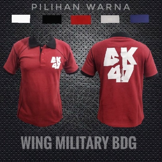 Kaos pendek tactical polo tshirt new variant